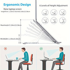 Adjustable Laptop Stand Ergonomic Computer Holder