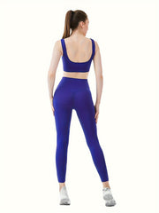 5Pcs Seamless Yoga Suit Slimming Top & High Waist Short & Pant Set
