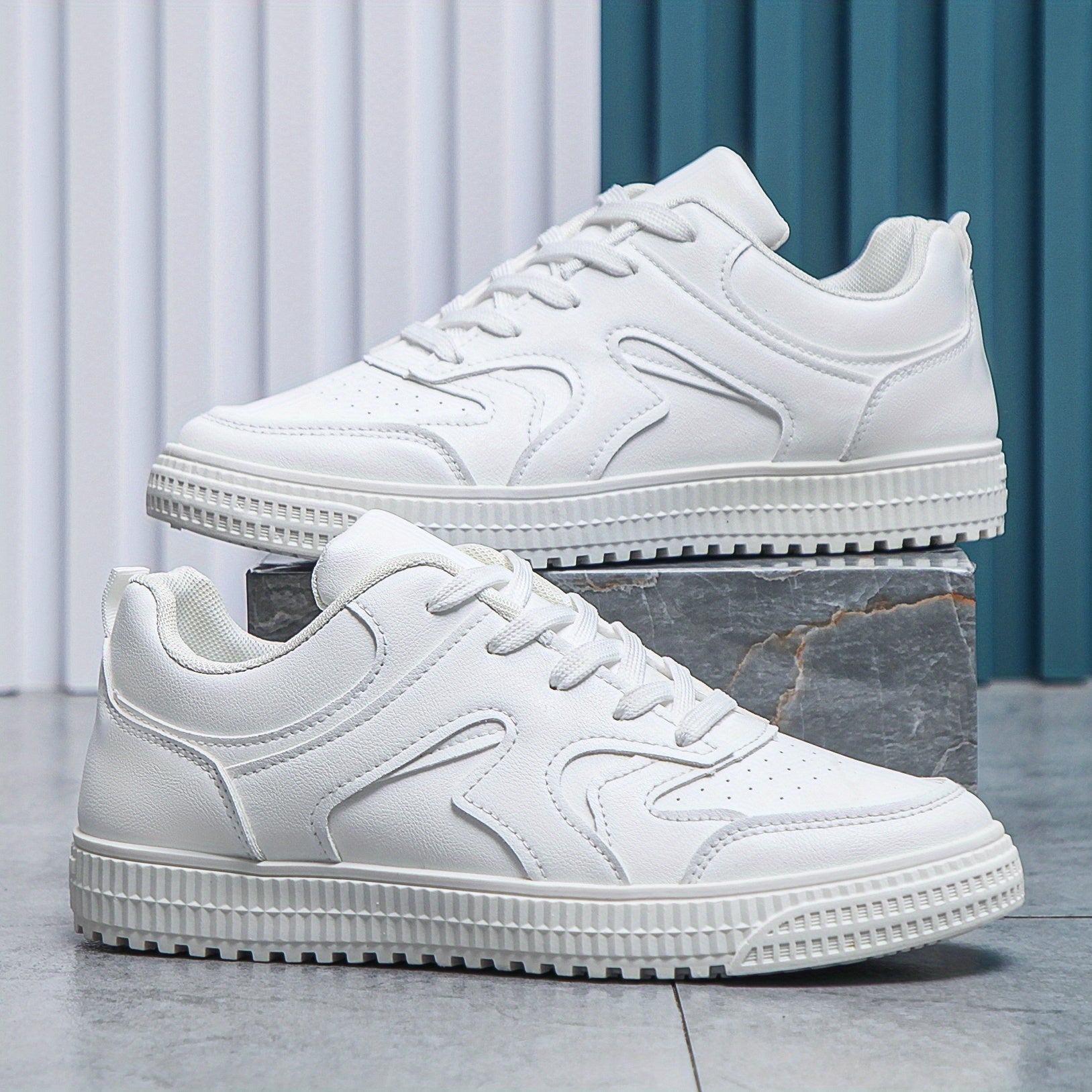Men's Casual Sneakers Comfy Walking Skate Shoes