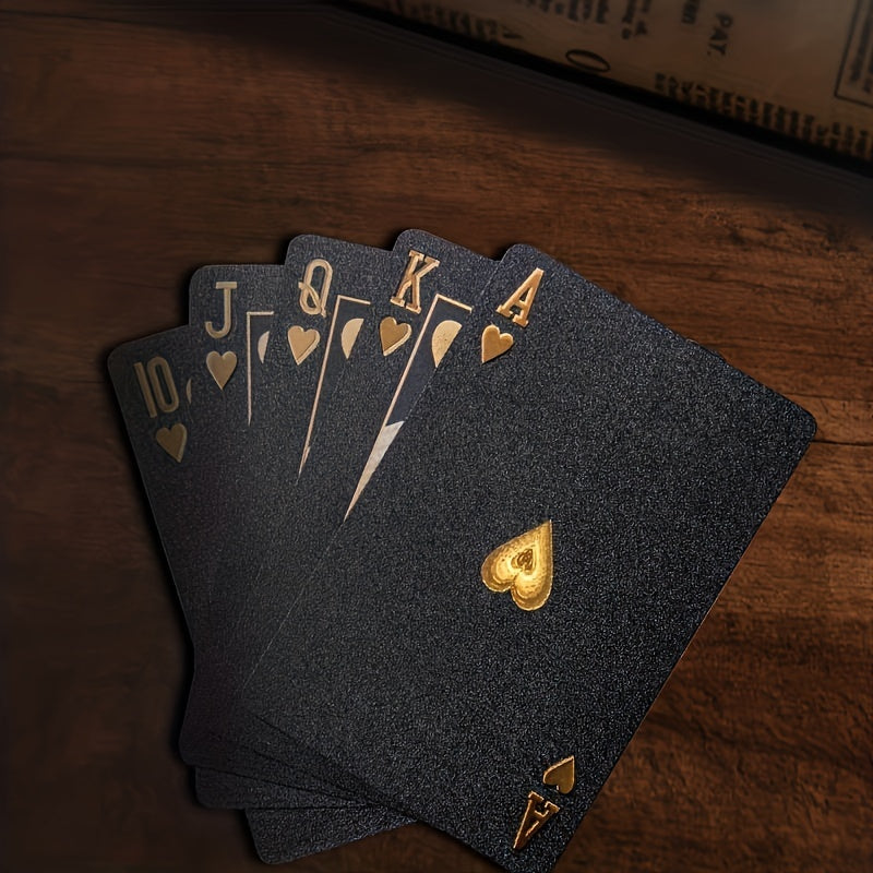 Waterproof Foil Poker Cards Box - Halloween/Thanksgiving