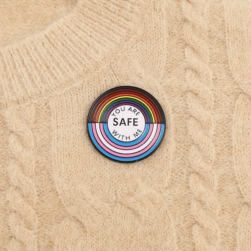 Colorful Rainbow Novelty Pin for Kids