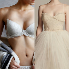 4 Pairs Invisible Bra Straps Non-slip Transparent Women's Lingerie Accessories