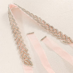 Bridal Rhinestone Waist Chain for Wedding Dress
