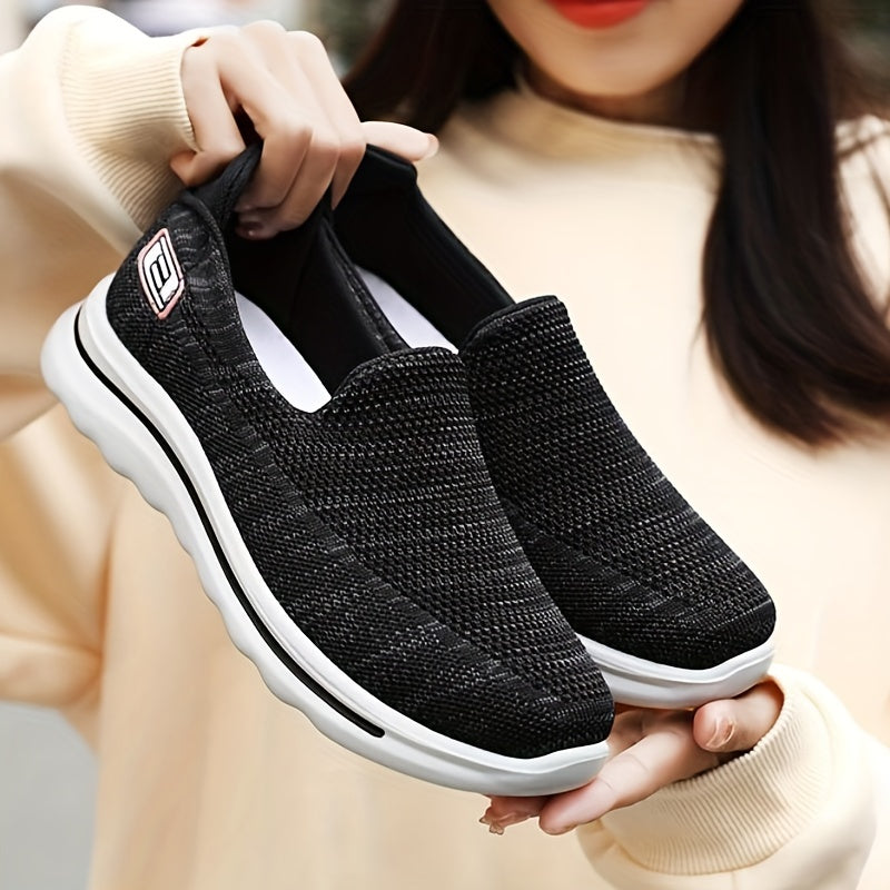 Women's Casual Sock Shoes Low Top Slip On Comfortable Breathable Walking Shoes