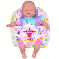 18 Inch Doll Backpack in Rainbow Colors with LOVE Print