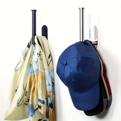 Stainless Steel Baseball Cap Hanger Wall Mounted Hat Organizer