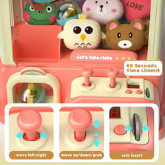 Claw Machine Toy For Boys & Girls Coin Operated Gashapon Machine