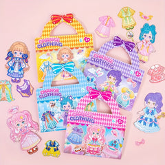 Princess Dress Up Fridge Sticker Toy