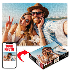 Custom Wooden Puzzle Photo Painting Personalized Portrait Gift