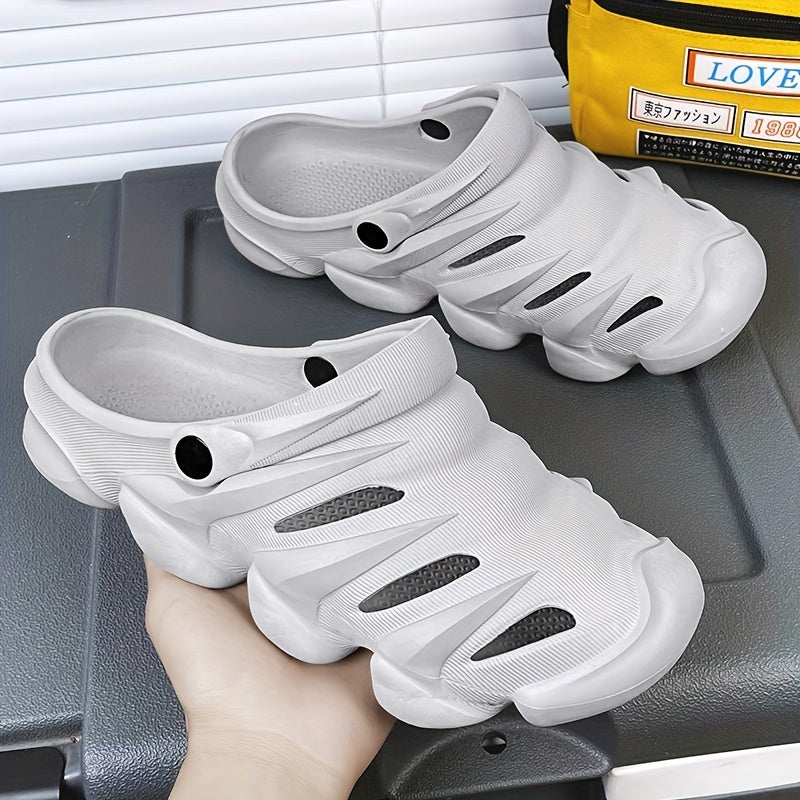 Unisex Grey Clogs Garden Shoes Lightweight Sandals