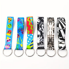 Colorful Keychain with Metal Buckle Carabiner Pendant for Keys Backpacks