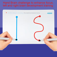Interactive Brain Toy Educational Puzzle Aid with Pen & Eraser