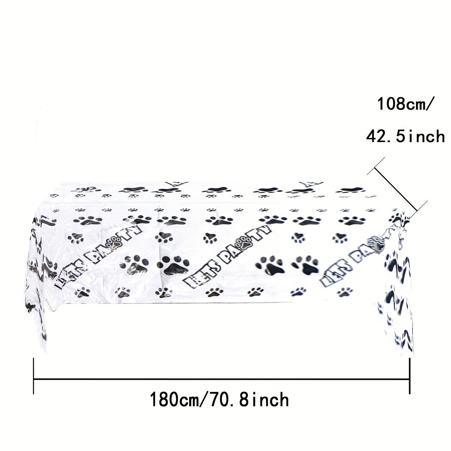 Dog Paw Prints Party Supplies Set