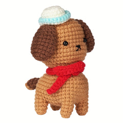 Crochet Material Package for Knitted Puppy Gift Ornaments