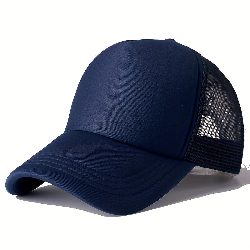 Candy Mesh Trucker Hat Lightweight Baseball Cap Unisex Sunshade Dad Hats