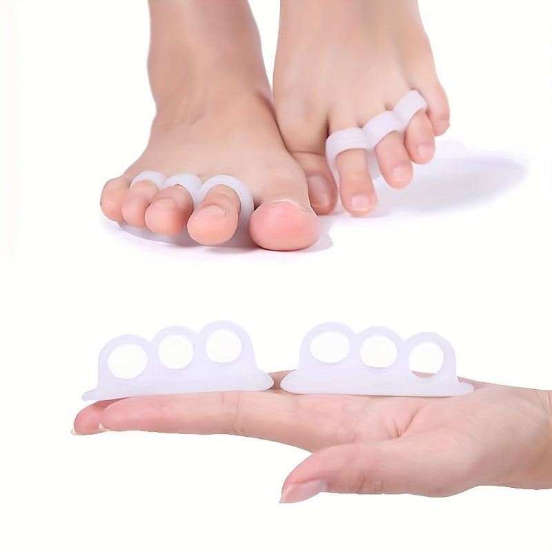Silicone Toe Separator for Valgus Toe Correction - Anti Wear & Breathable