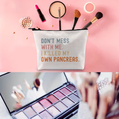 Canvas Insulin Supply Bag for Type 1 Travel & Makeup Art Gift