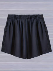 Y2K Shorts Elastic High Rise Cargo Pants