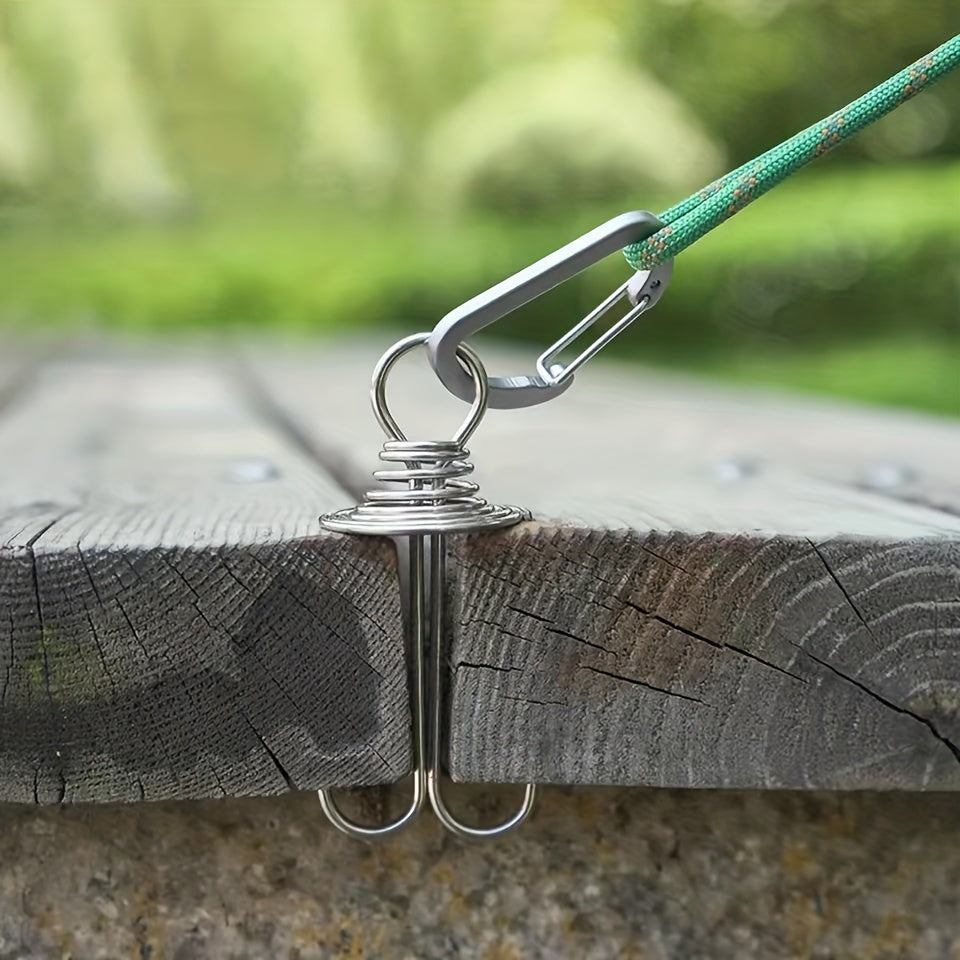 Stainless Steel Camping Tent Deck Nails Anchor for Tent Mounting