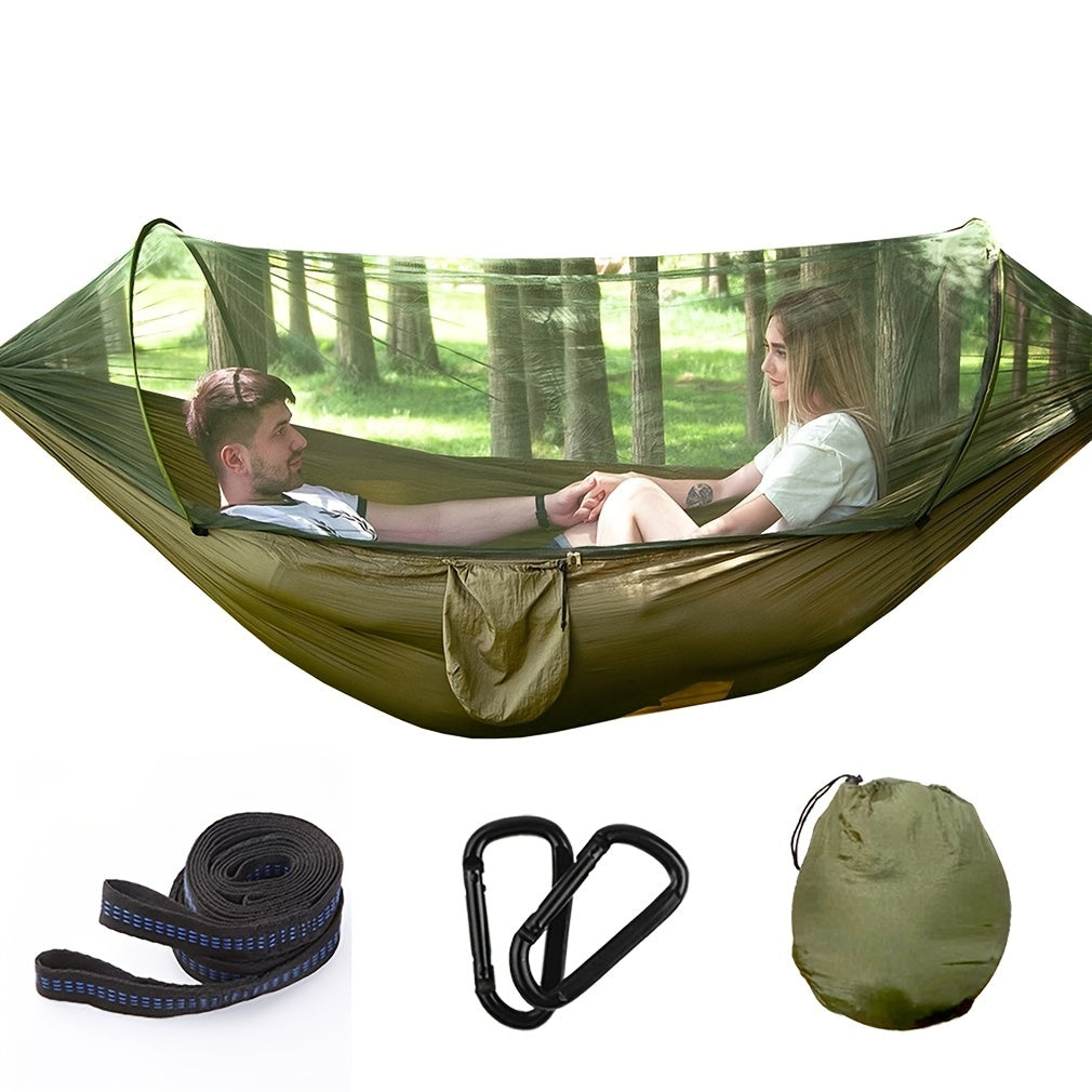 Portable Nylon Camping Hammock for Outdoor Hiking & Camping