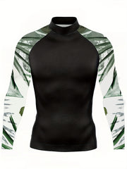 Men's UPF 50 Sun Protection Diving Long Sleeve Top