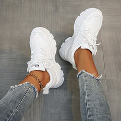 Women's Thick Bottom Sneakers Comfortable Non slip Sports Shoes