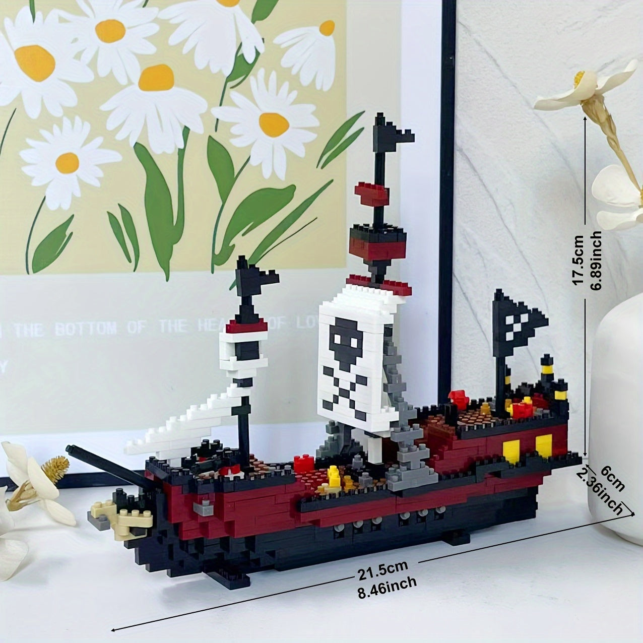 3D Pirate Model Building Blocks Puzzle Toy Gift