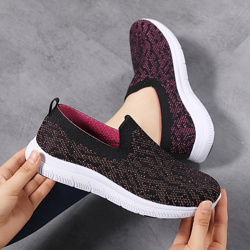 Women's Slip on Sports Sneakers Lightweight Outdoor Walking Shoes