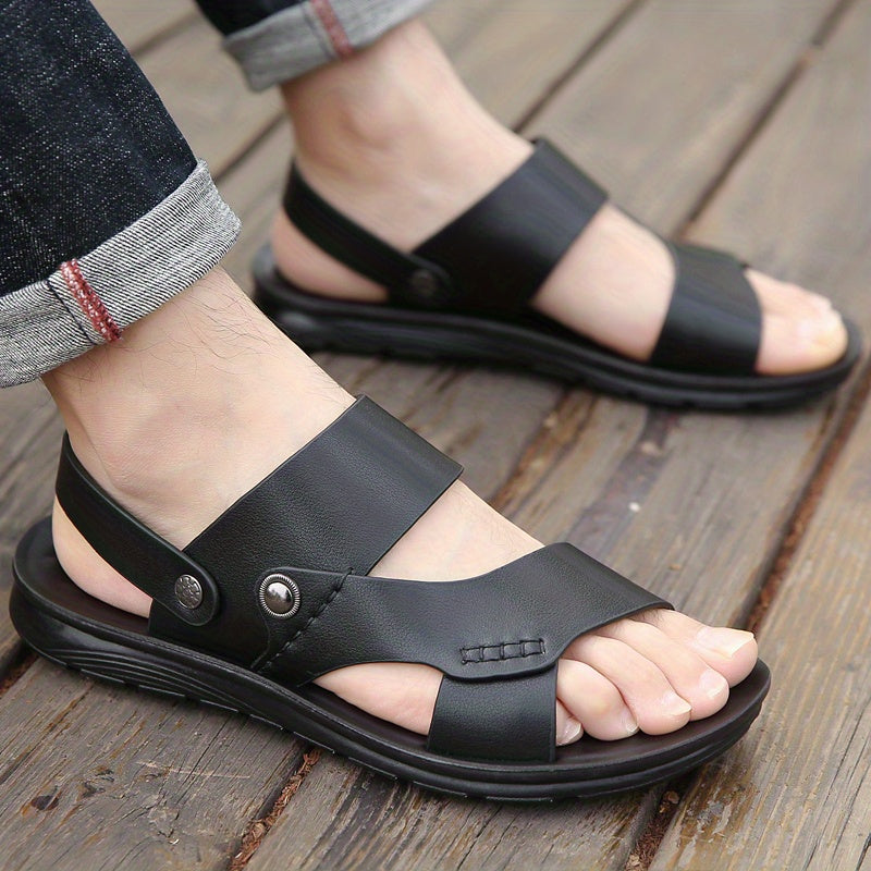 Men's Slip On Slide Sandals Assorted Colors Casual Walking Shoes