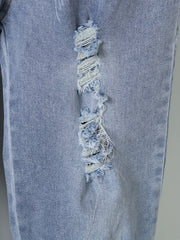 Boys Ripped Jeans Denim Pants Kids Clothes
