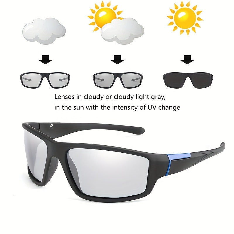 Men's Polarized Sports Sunglasses Night Vision Protective Glasses