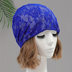 Solid Lace Beanie Cap Skull Hat Warm Chemo Hats Women