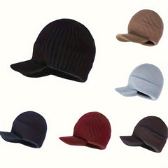 Men's Winter Warm Velvet Knitted Hat