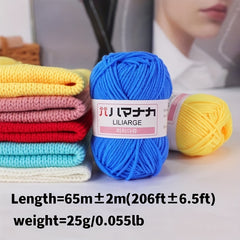25g Milk Yarn 4ply Knitting Wool Crochet Scarf Hat Yarn DIY