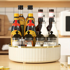 Modern Round Tray 360 Rotating Skincare Storage Rack Lazy Susan Turntable