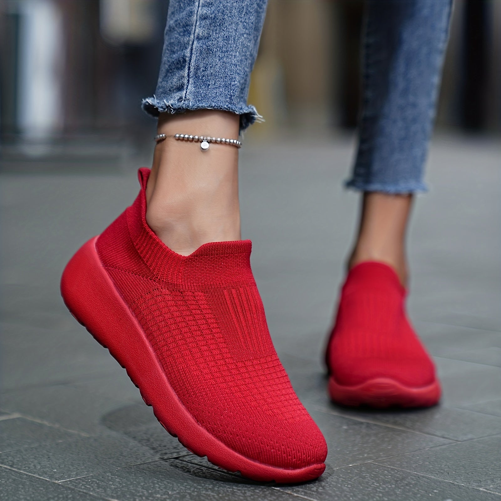 Soft Thick Bottom Heighten Shock Absorption Running Shoes