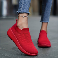 Soft Thick Bottom Heighten Shock Absorption Running Shoes