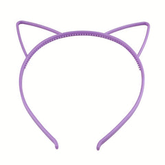 6pcs Cat Ears Headband Hair Accessory Set