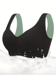 Seamless Wireless Push Up Bra - Women's Lingerie
