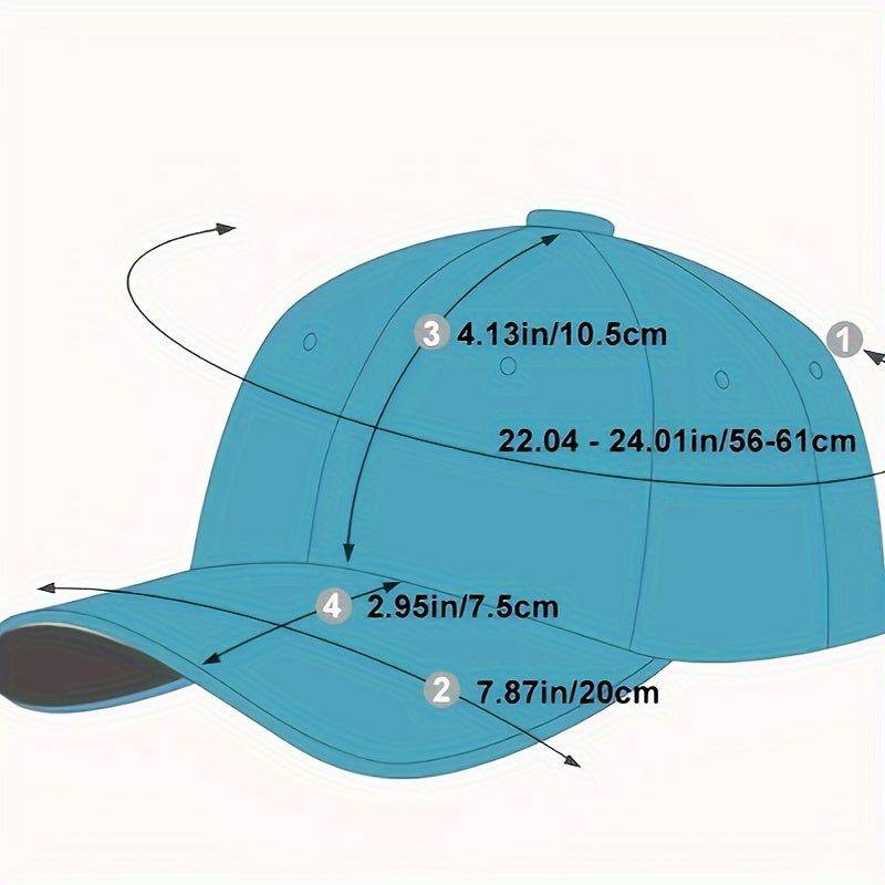 Distressed Baseball Cap for Men Women Thin Dad Hat Couple Hat