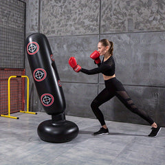 Inflatable Boxing Sandbag PVC Thicken Taekwondo Training Column