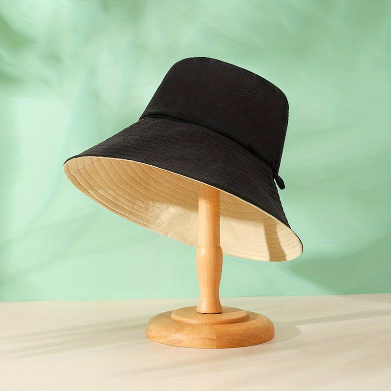 Wide Brim Sun Hat UV Protection Bucket Hat Lightweight Fisherman Cap