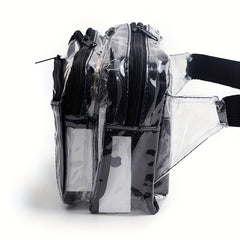 Travel PVC Transparent Waist Bag Men's Shoulder