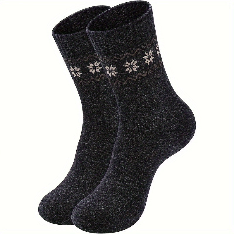 Men's Winter Warm Soft & Comfortable Socks - 4 Pairs