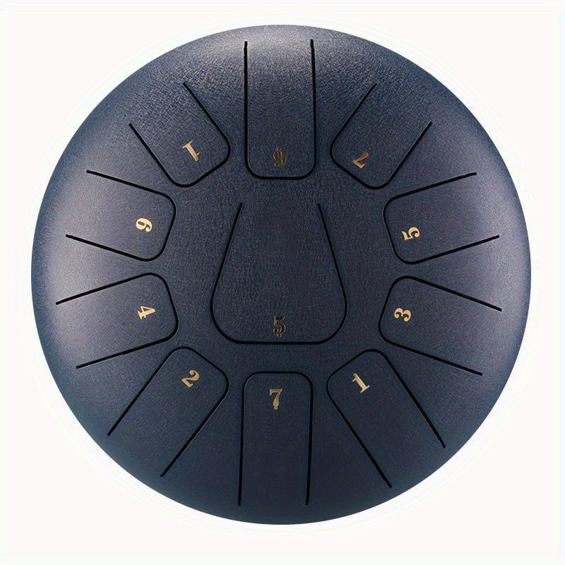 32 Cm 11 Tones Steel Tongue Drum Percussion Instrument with Bag and Mallets