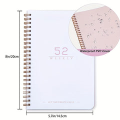 Undated Weekly Planner A5 To Do List Habit Tracker Journal