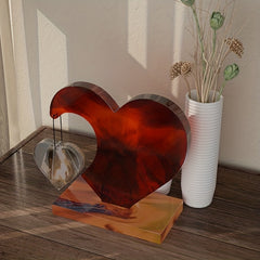 Large Heart Display Resin Silicone Casting Mold DIY Home Decoration