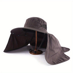 Men's Sun Protection Waterproof Bucket Hat Summer Fishing Sun Hat