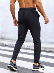 Men's Drawstring Joggers Sports Pants for Hiking Fitness