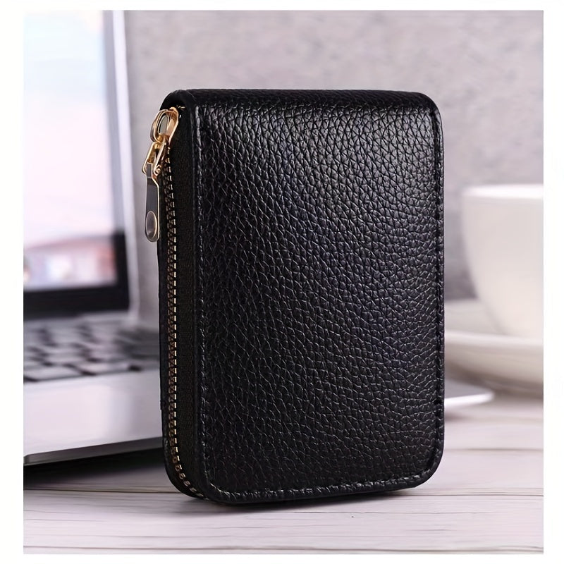 Men's PU Leather Card Case Coin Cards Holder Bag